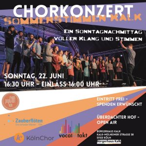 Sommerstimmen Bürgerhaus Kalk